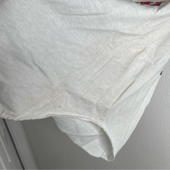 Vintage 1986 David Lee Roth World Tour Raglan 3/4 Sleeve Shirt Size Medium - Picture 5 of 6